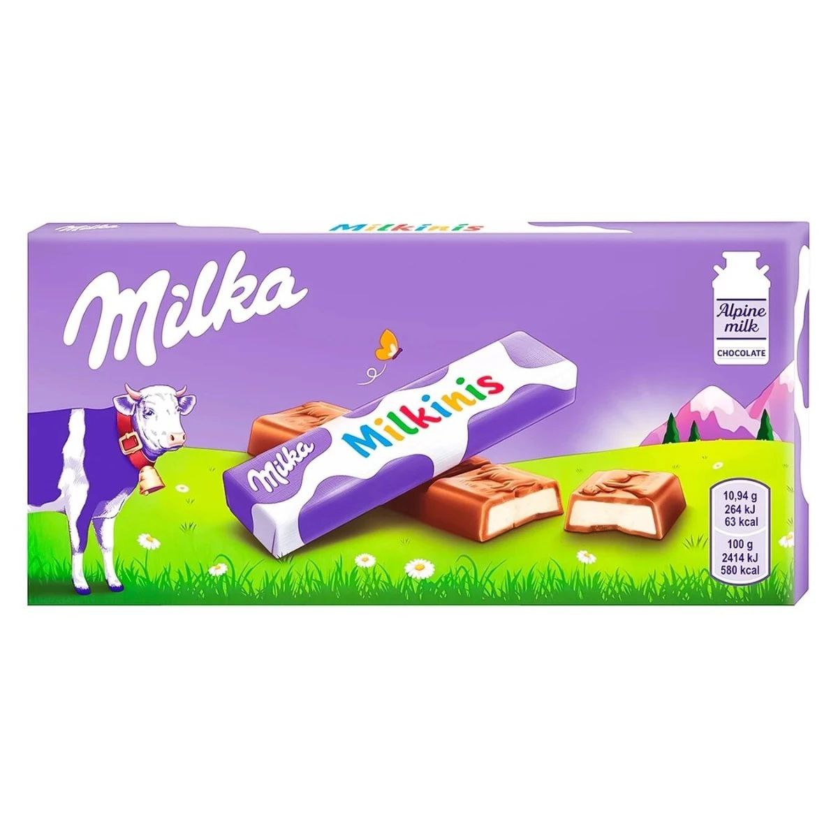 Шоколадні стіки Milka Milkinis Stick молочний шоколад 87,5г
